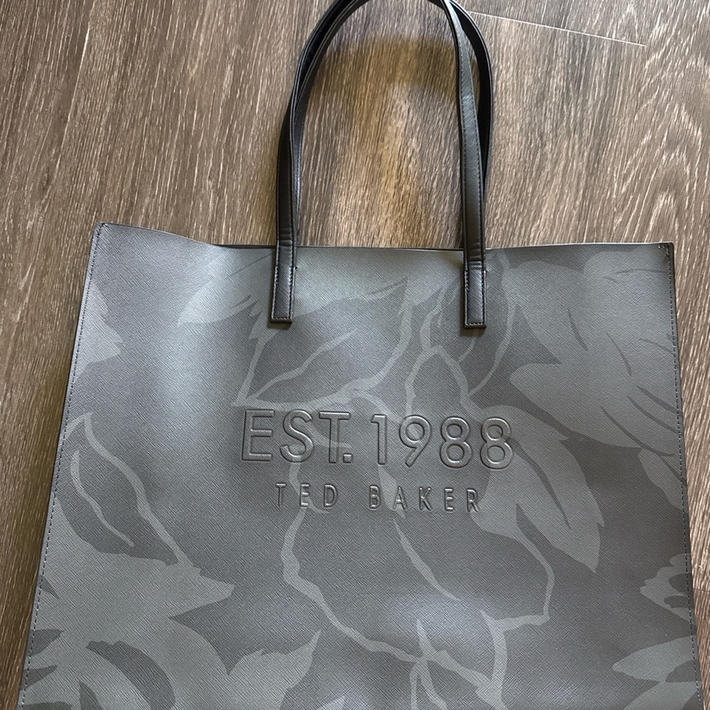 Ted Baker Gray Tote Bag